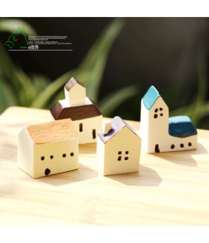 Large Chimney House Micro Landscape Ornament