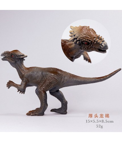 Thick Head Dragon Brown Dinosaur Model Toy Clearance