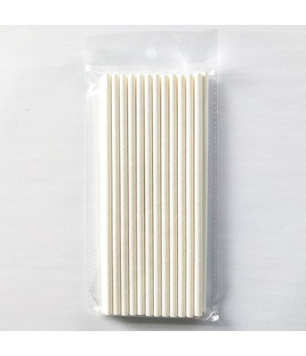 White Paper Straw Pack