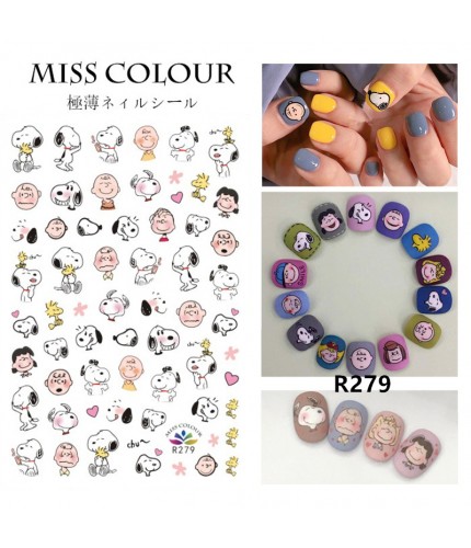 R279 Snoopy Nail Stickers