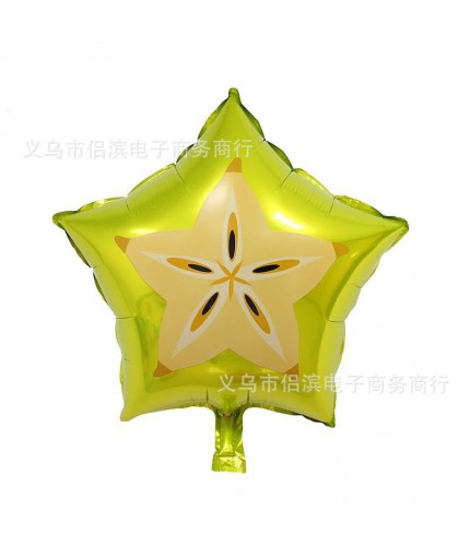18 Inch Star Fruit Aluminium Foil Balloon