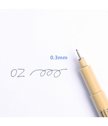 Lotto 02 0.3mm Ultra Fine Tip Pen