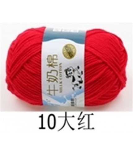 No.10 Red Milk Cotton Yarn