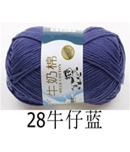 28 Denim Blue Milk Cotton Yarn