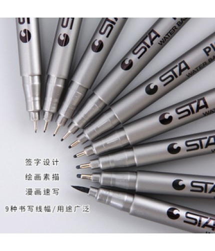 0.3 Sta Professional Line Pen Soft Brush Tip