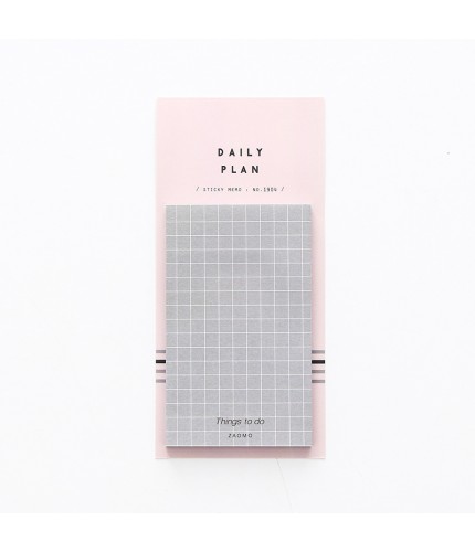 Gray Square Inner Pages 50 List Notepad