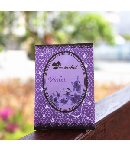 Hand Wrapped Violets Fragrance Satchets