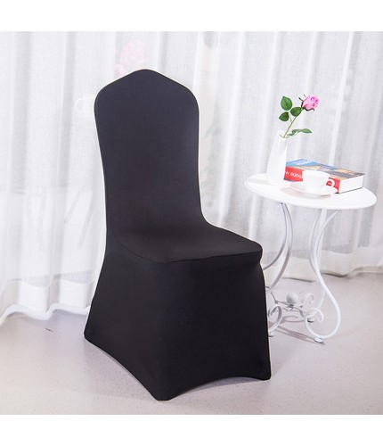 Black Thickening 40x90x39 Wedding Hotel Chair Cover