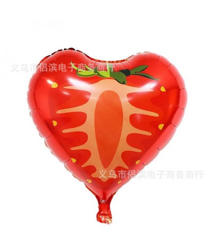 18 Inch Strawberry Aluminium Foil Balloon