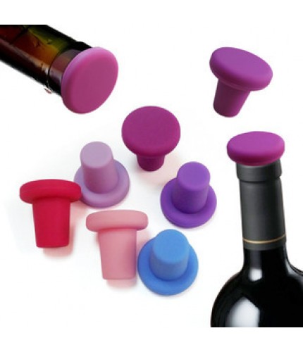 Rose Red Silicone Wine Bottle Cap