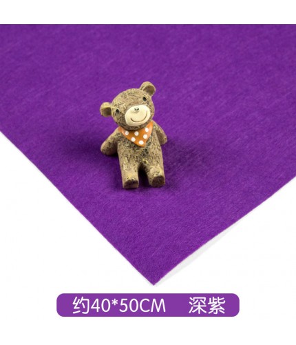 Dark Purple-Single Sheet 40cmx50cm Diy Felt Fabric