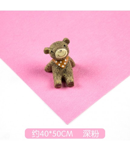 Dark Pink-Leaflet 40cmx50cm Diy Felt Fabric