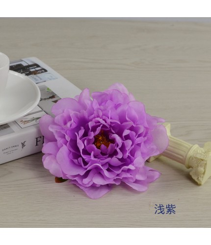 Light Purple13Cm In Diameter Artificial Peony Head