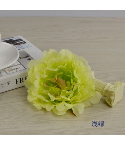 Light Green13Cm In Diameter Artificial Peony Head Clearance