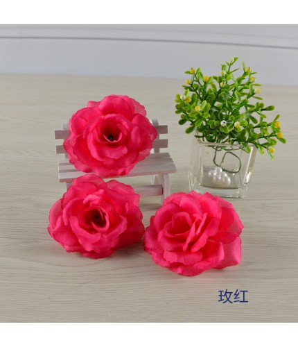 Rose Red8Cm In Diameter Artificial Xiaobian Rose Head Clearance