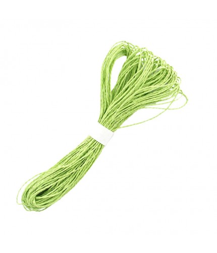 Paper Rope-Fluorescent Green 30M Paper Rope Crafts