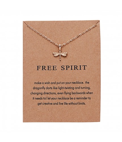 Dragonfly European Necklace Gift