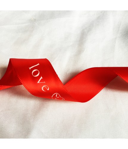 Big Red (2.5Cm Lovefover Ribbon) 30 Yards Long Ribbon Clearance
