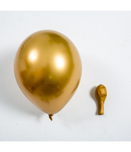 1.8 Grams 10 Inches 50 Gold Metallic Balloons