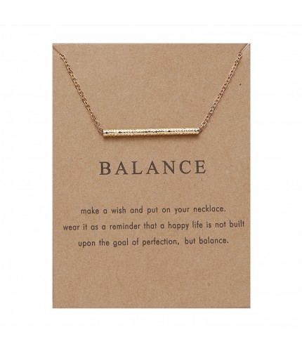 Balance Beam European Necklace Gift Clearance