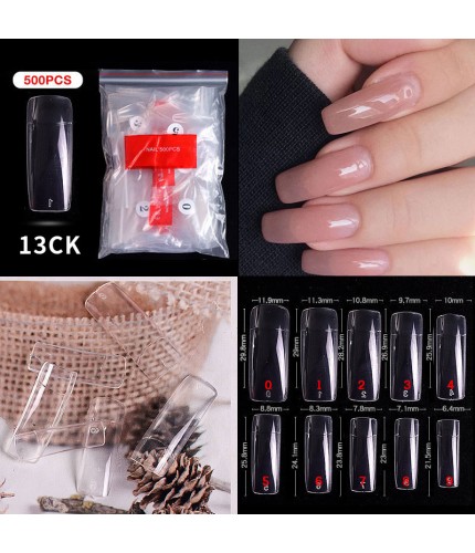 500 Pieces Of Bag Armor Piece 13# Faux Nails Clearance