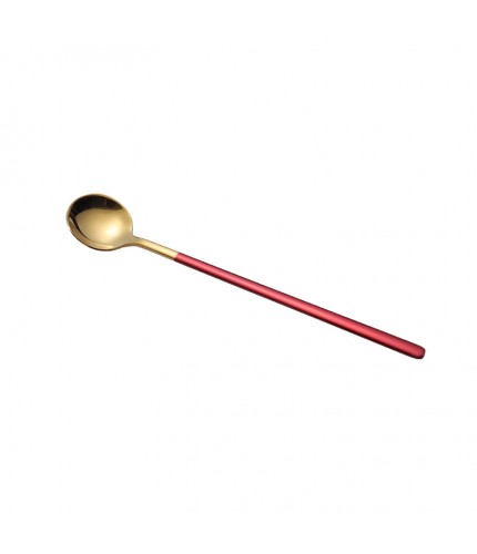 Red Gold-Round Spoon Stainless Steel Spoon