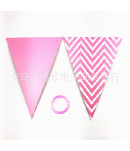 Light Pink Pennant Bunting Clearance