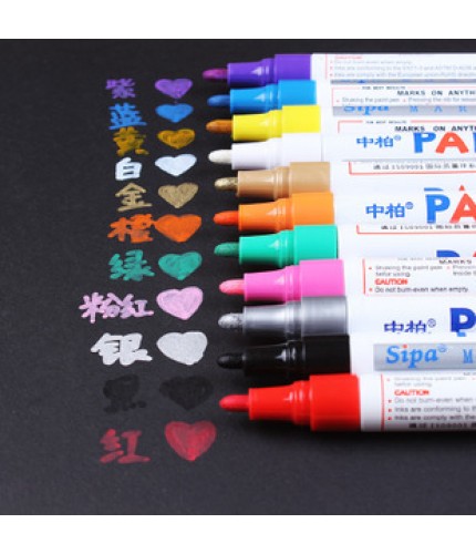 Blue Zhongbai Paint Pen