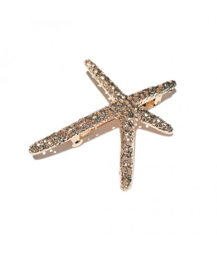 Starfish Gold Alloy Hair Pin