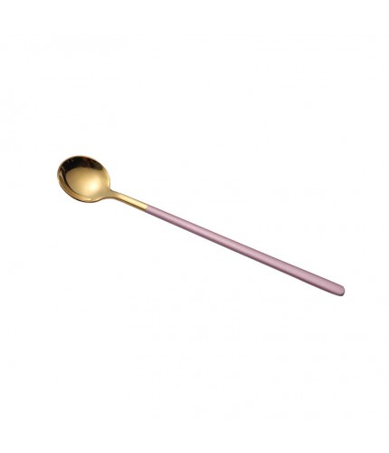 Pink Gold-Round Spoon Stainless Steel Spoon