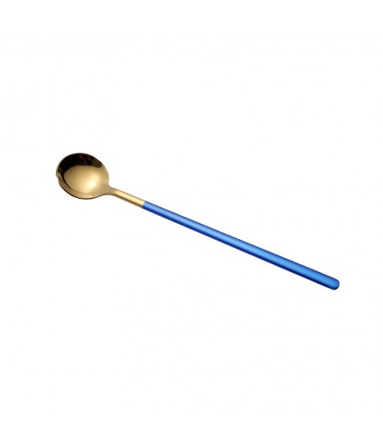 Blue Gold-Round Spoon Stainless Steel Spoon