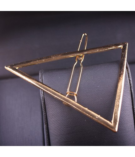 Triangle Gold Hair Pin