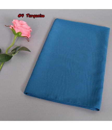 Deep Blue Thick Bubble Chiffon Scarf