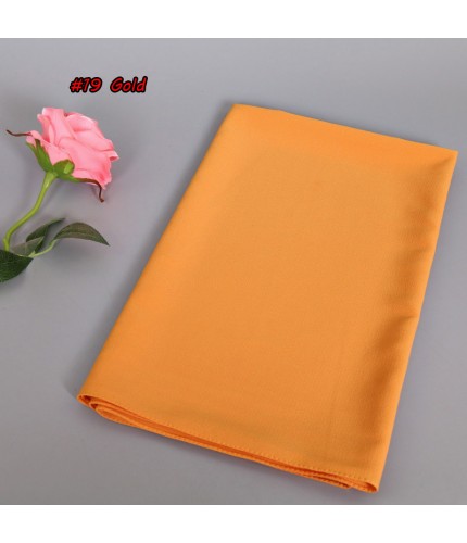 Turmeric Thick Bubble Chiffon Scarf
