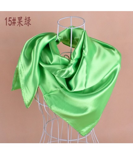 fruit green Classic Satin Square Scarf