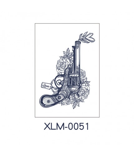 Pattern Xlm - 0051 110X160 Temporary Tattoo Sheet Clearance
