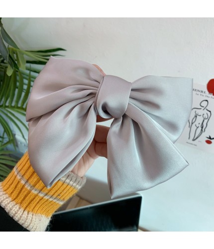 8# Gray Bow Hairpin Hair Accessories Clearance
