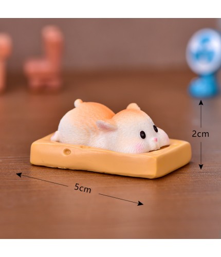 No 7 Cheese Rat Yellow Micro Landscape Miniature Craft Supplies Clearance