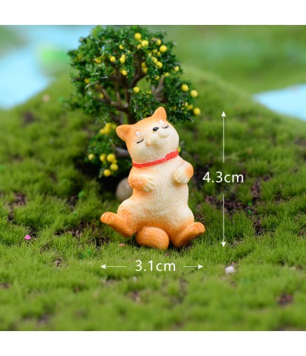 Sleeping Puppy Micro Landscape Miniature Craft Supplies Clearance