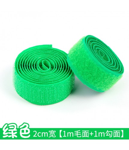 Without Adhesive Green Velcro Roll