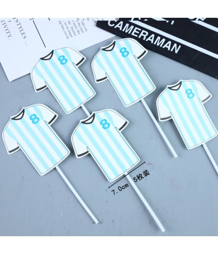 Jersey 5 Pieces Cake Topper