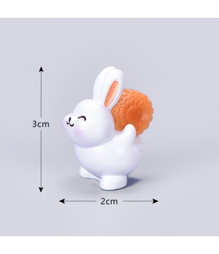 No 9 Back Mooncake White Rabbit Craft Miniatures Clearance