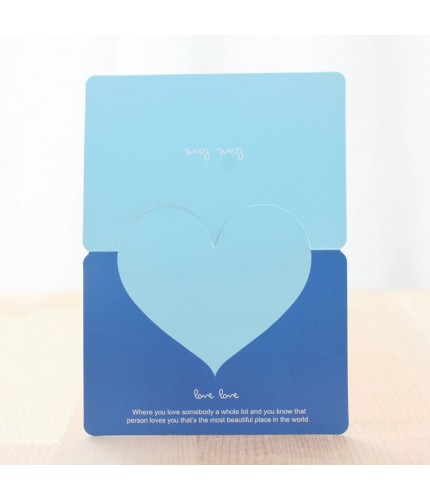 Dark Blue Greeting Card