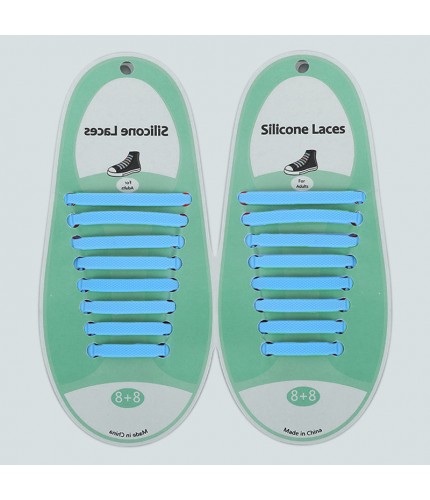 Light Blue Lazy Shoelaces
