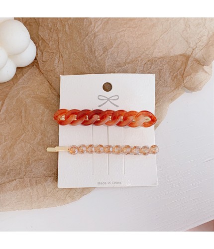 2# Amber Twist 2 Piecespurity Single Card Hair Accessories Clearance