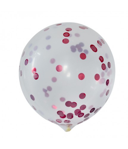 Rose Red Sequined Balloon Balloon