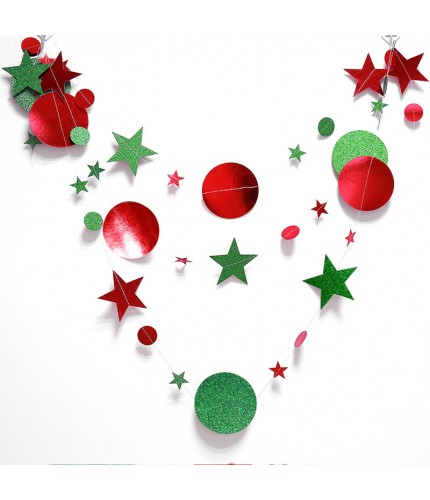 4M Red And Green One Garland Pendant