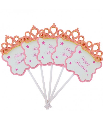 Pink - With Letters Cake Topper Clearance