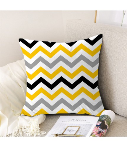 Tm001-9 (Small Waves)40 x 40Cm (A Single Pillowcase Does Not Contain A Core) Cushion Cover
