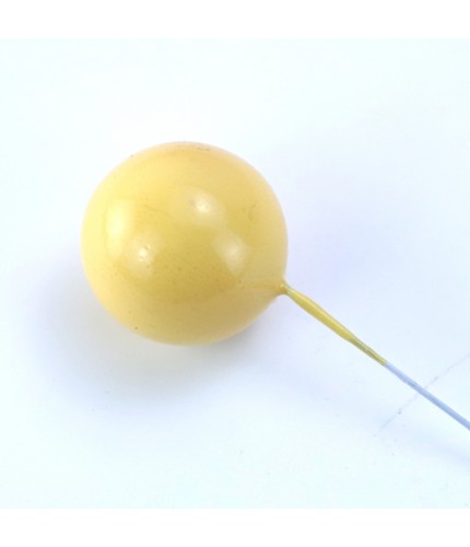 Yellow Ball - 20 Cm - 10 Pieces Cake Topper Decoration Clearance